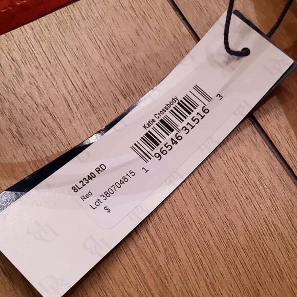 New Dooney & Bourke Katie Crossbody in Red Vacchetta Leather - Picture 8 of 8